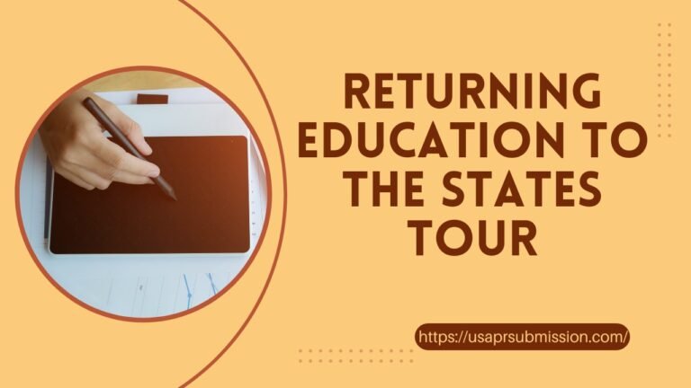 Returning Education to the States Tour
