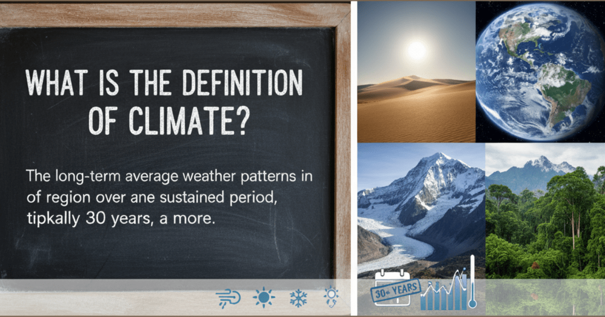 What is the Definition of Climate