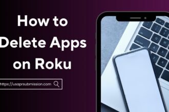 how to delete app on Roku