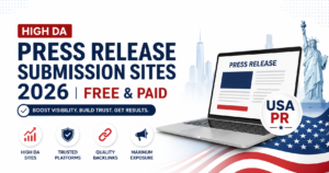 High DA Press Release Submission Sites